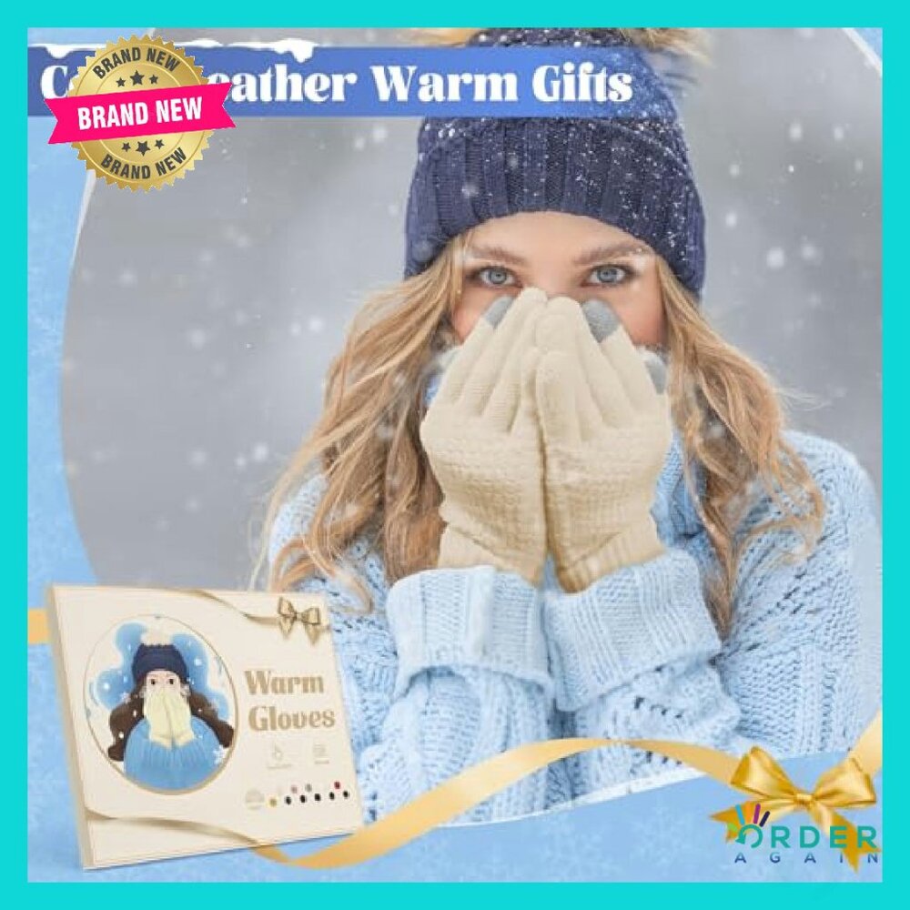 Touchscreen Winter Gloves Set Cold Weather Mitten… - image 3